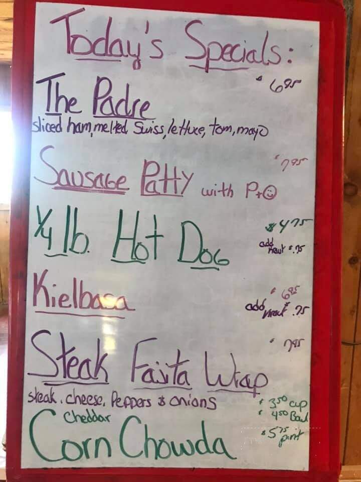Scooters - Forestport, NY menu_pic
