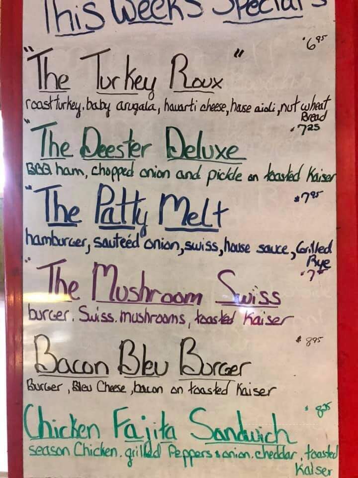 Scooters - Forestport, NY menu_pic