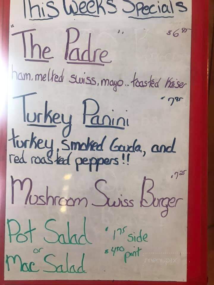 Scooters - Forestport, NY menu_pic