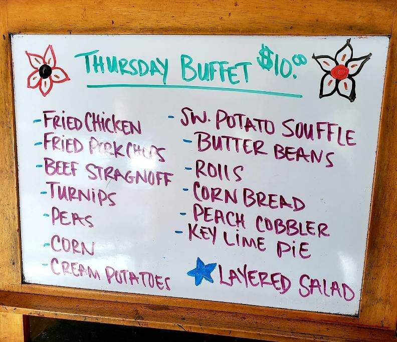 Back Porch - Shellman, GA menu_pic