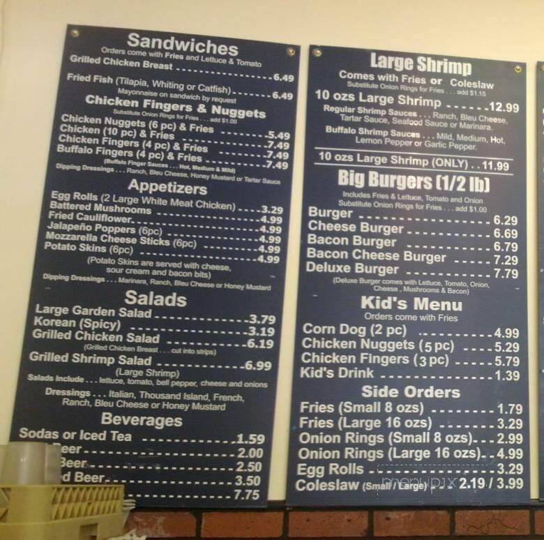 Lovejoy Wings Cafe - Hampton, GA menu_pic