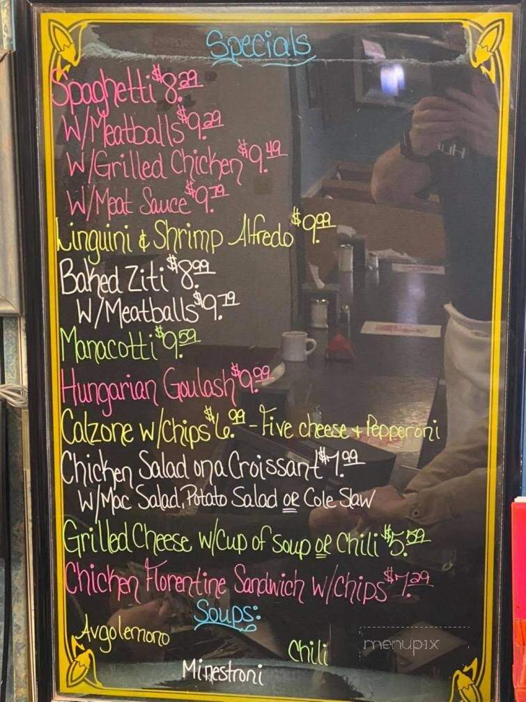 Odyssey Family Restaurant - Blasdell, NY menu_pic