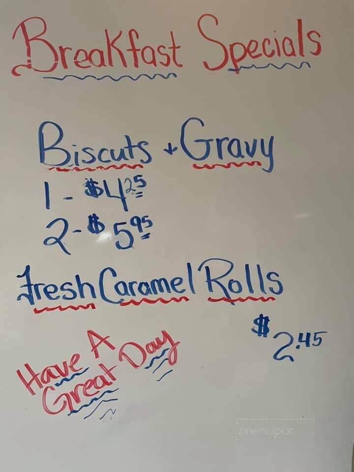 Oxbow Restaurant - De Smet, SD menu_pic