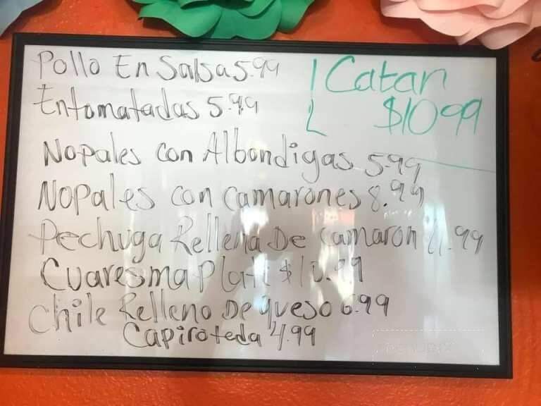 El Pescador - San Benito, TX menu_pic