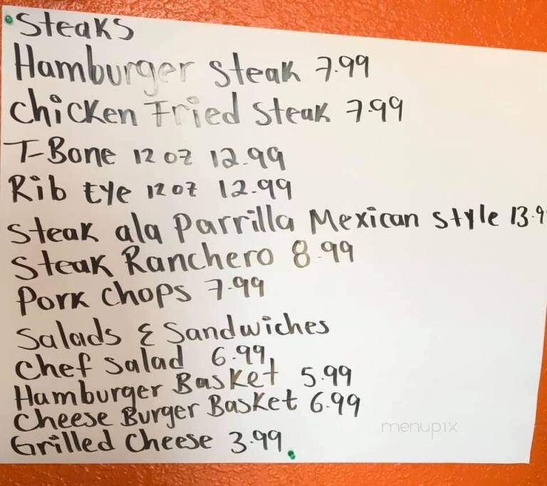 El Pescador - San Benito, TX menu_pic