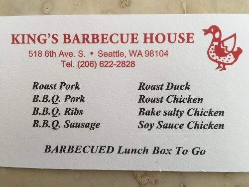 King's Barbeque House - Seattle, WA