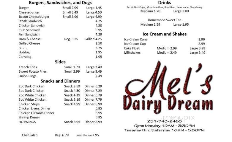 Mel's Dairy Dream - Monroeville, AL