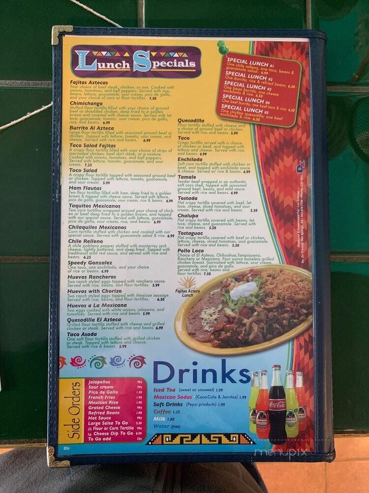 Los Aztecas - Melbourne, AR menu_pic