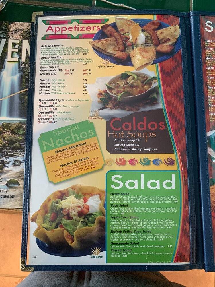 Los Aztecas - Melbourne, AR menu_pic
