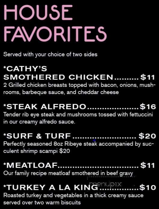 Clark's Diner - New Kensington, PA menu_pic
