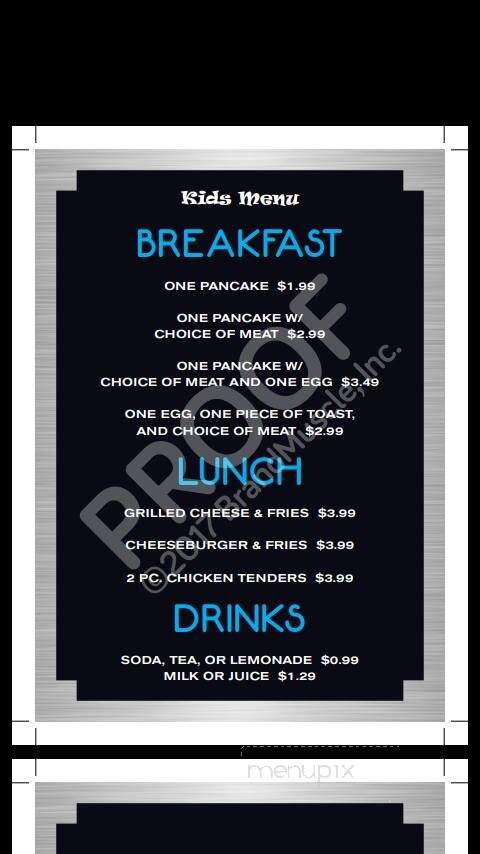 Clark's Diner - New Kensington, PA menu_pic