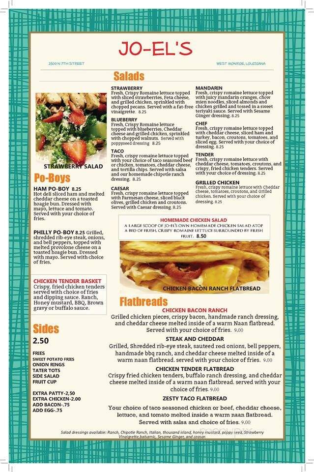 Chef Taxi - West Monroe, LA menu_pic
