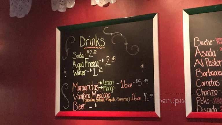 Taqueria Don Pancho - Columbia, MO menu_pic