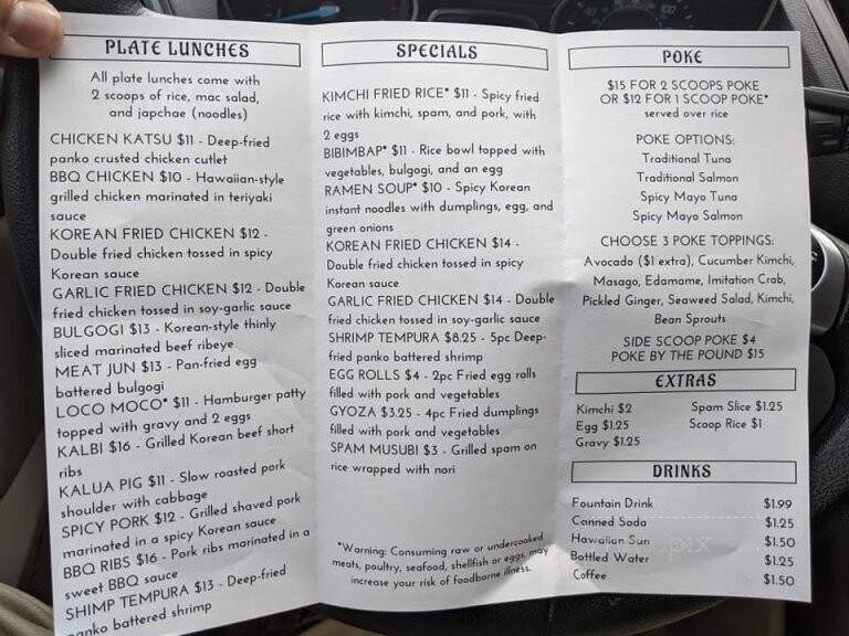 Yummy Kitchen - Renton, WA menu_pic