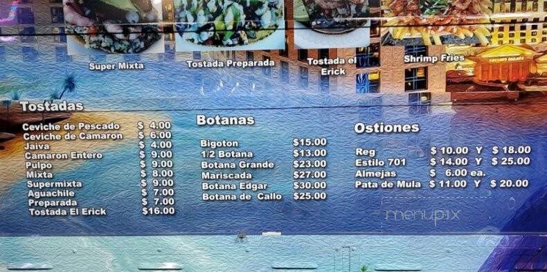 Mariscos El Bigoton - Las Vegas, NV menu_pic