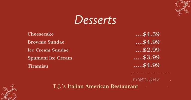 T.J.'s - Cordele, GA menu_pic