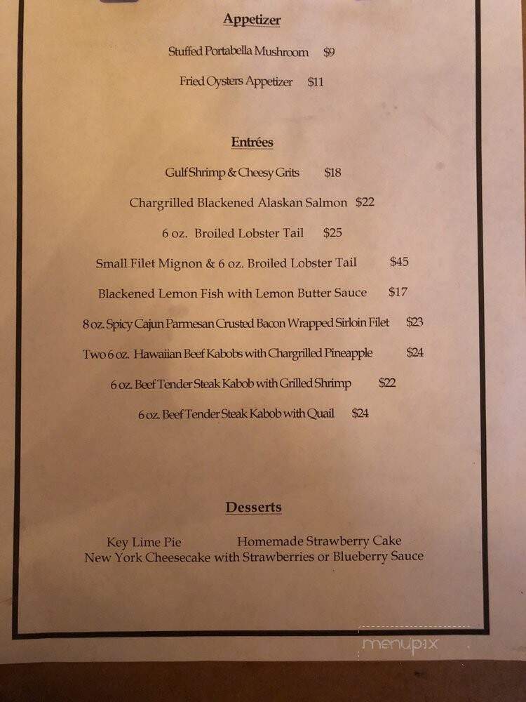 Kennel Club - Grenada, MS menu_pic