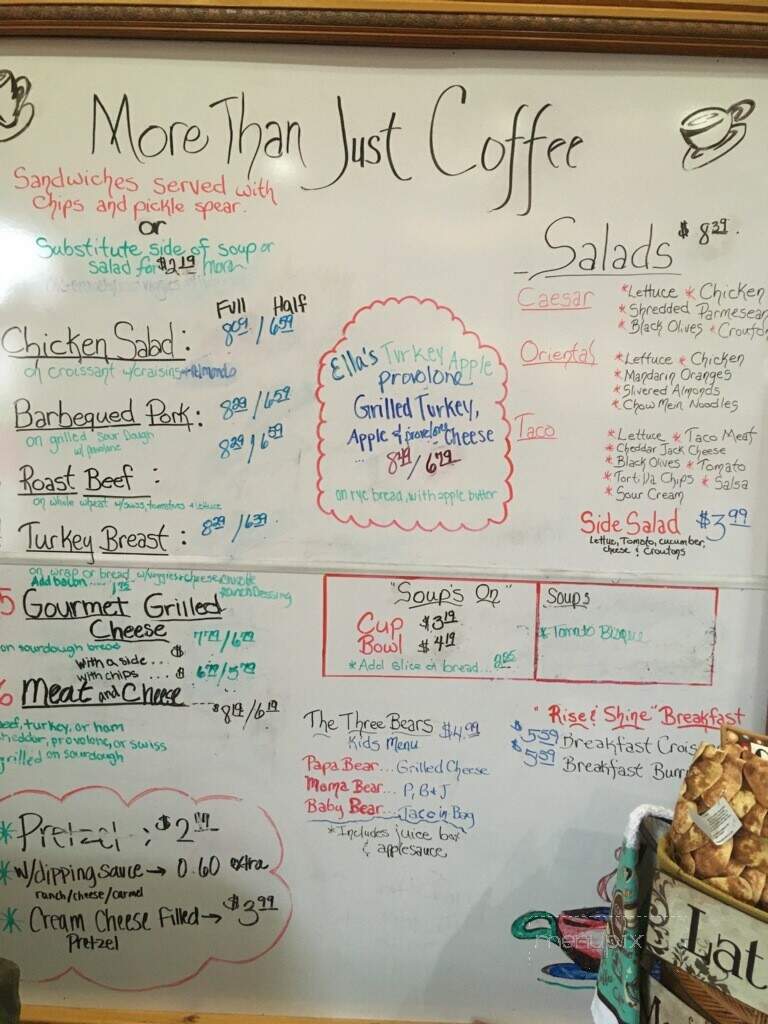 Higher Grounds - Fergus Falls, MN menu_pic
