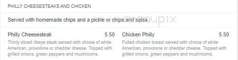 Sandbar Pub - St Augustine, FL menu_pic