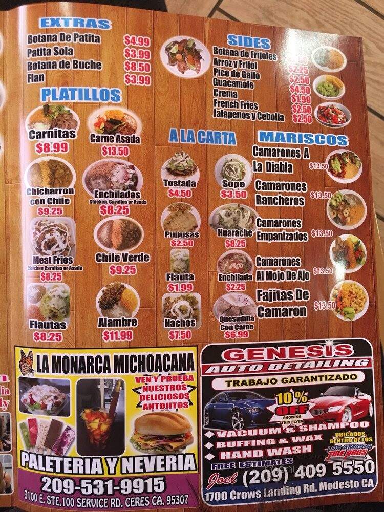 Carnitas Michoacan - Ceres, CA menu_pic