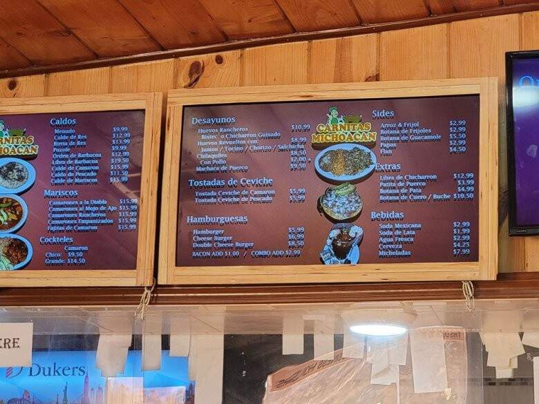 Carnitas Michoacan - Ceres, CA menu_pic