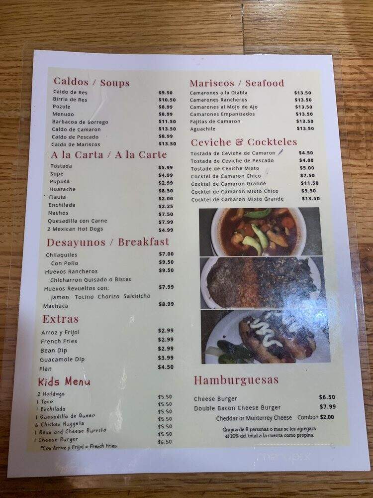 Carnitas Michoacan - Ceres, CA menu_pic