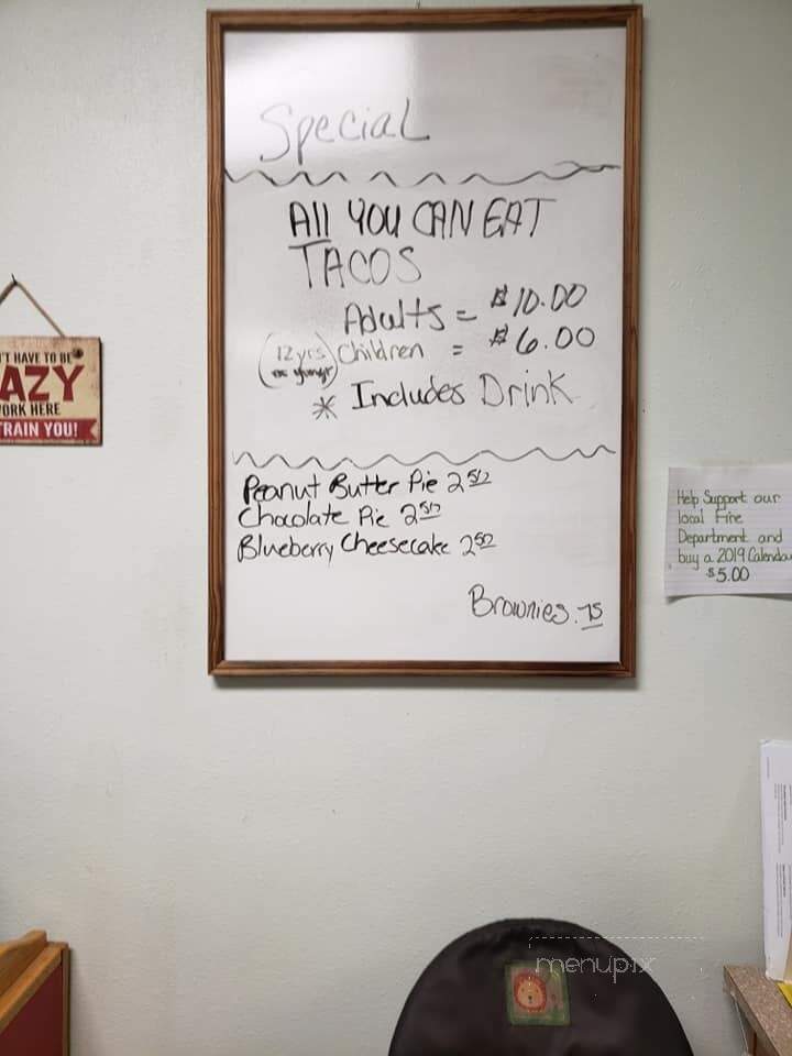 Wojo's Restaurant & Lounge - Humeston, IA menu_pic