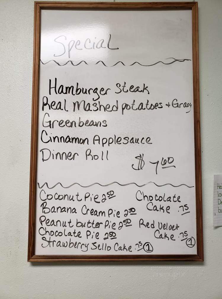 Wojo's Restaurant & Lounge - Humeston, IA menu_pic