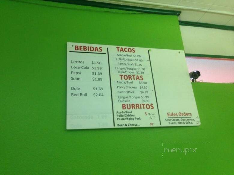 La Espiga - Jefferson, OR menu_pic