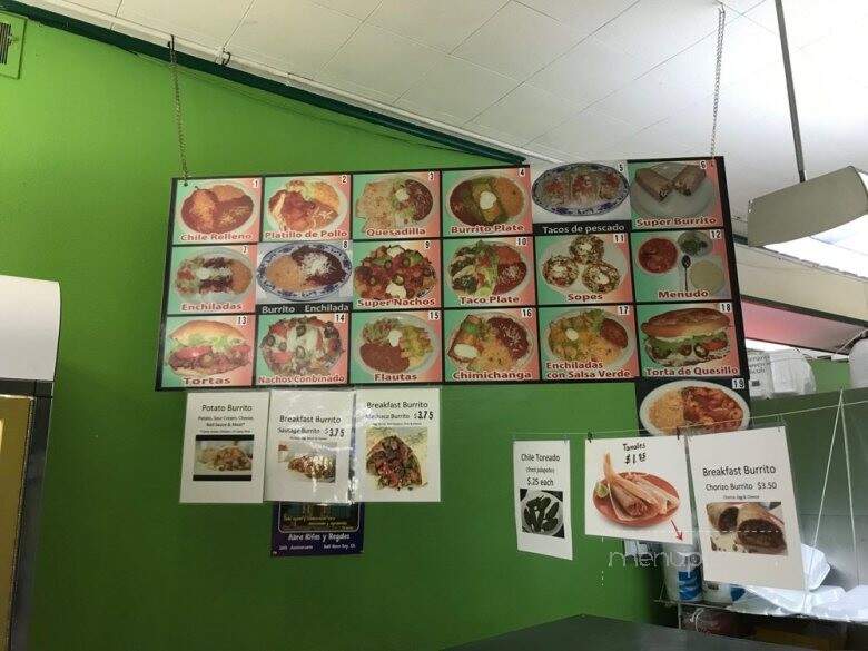 La Espiga - Jefferson, OR menu_pic