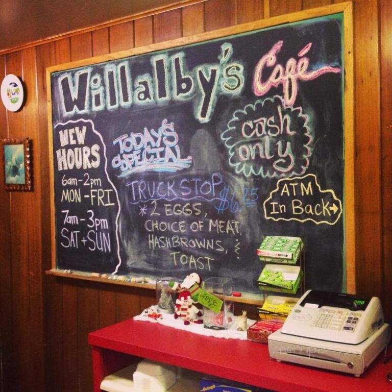 Willalby's Cafe - Madison, WI menu_pic