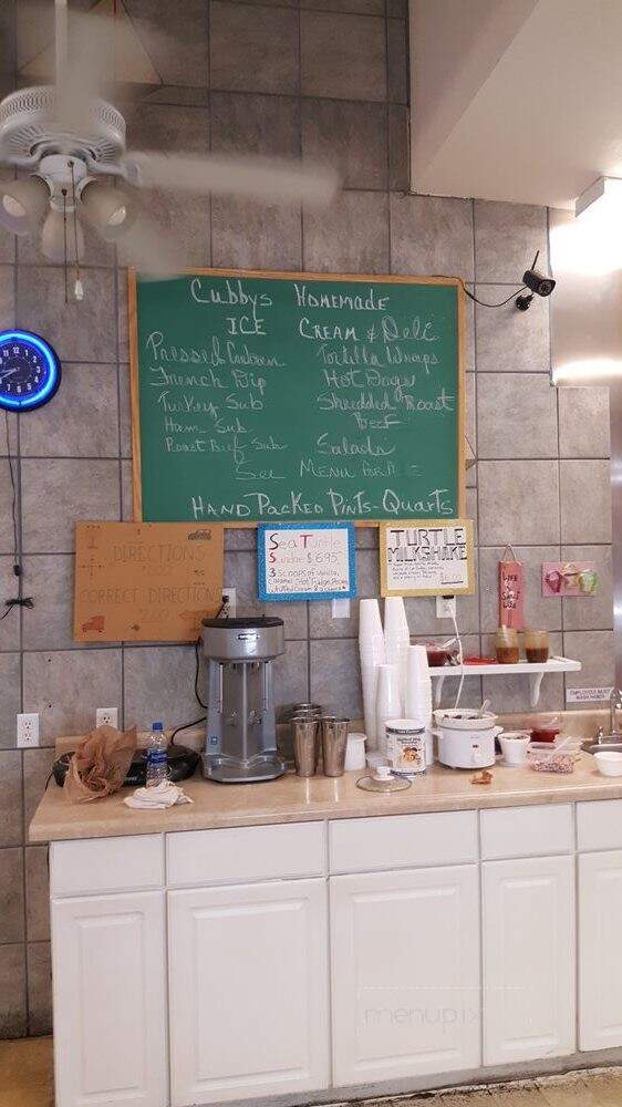 Cubby's Homemade Ice Cream - Punta Gorda, FL menu_pic
