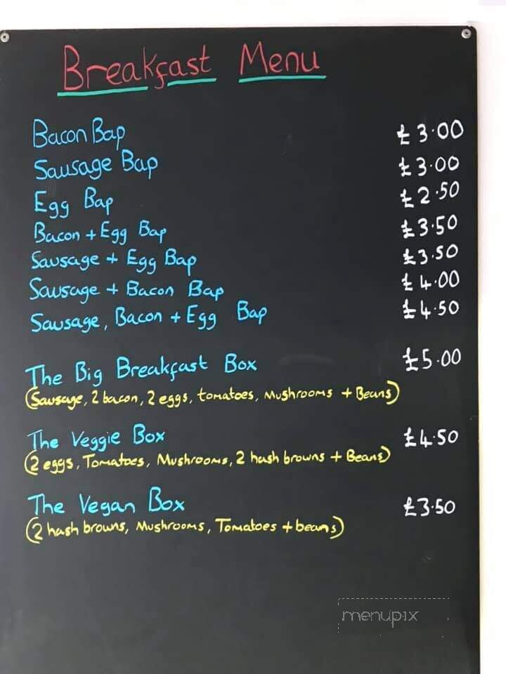 Sharky's Fish & Chips - Victoria, BC menu_pic