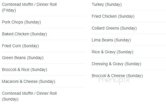 Food For The Soul - Athens, GA menu_pic