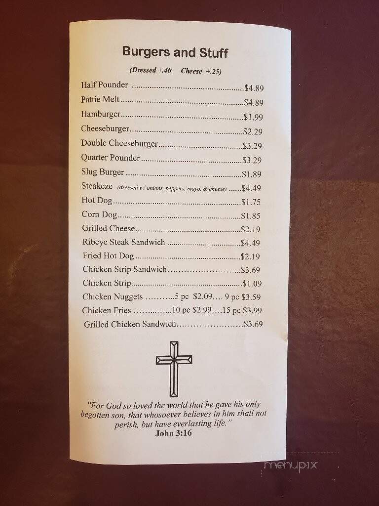 Kenny's Barbecue - Corinth, MS menu_pic