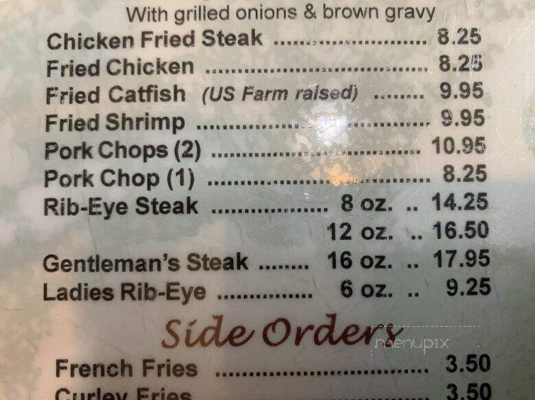 Marilyn's Restaurant - Mcalester, OK menu_pic
