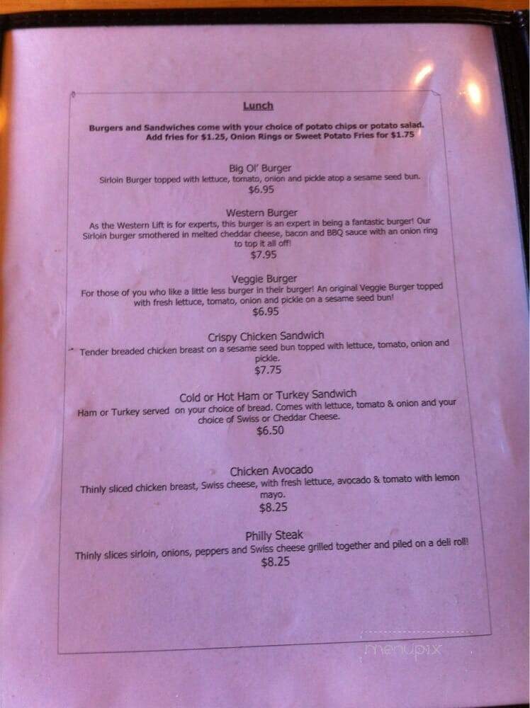 Brighton Store & Cafe - Brighton, UT menu_pic