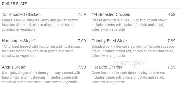 Barley's Deerfield Diner - Green Bay, WI menu_pic
