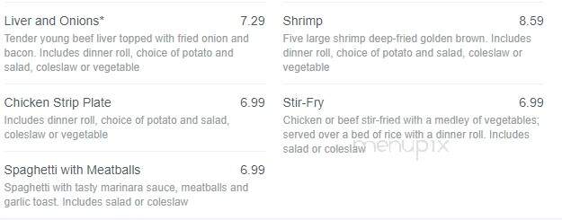 Barley's Deerfield Diner - Green Bay, WI menu_pic