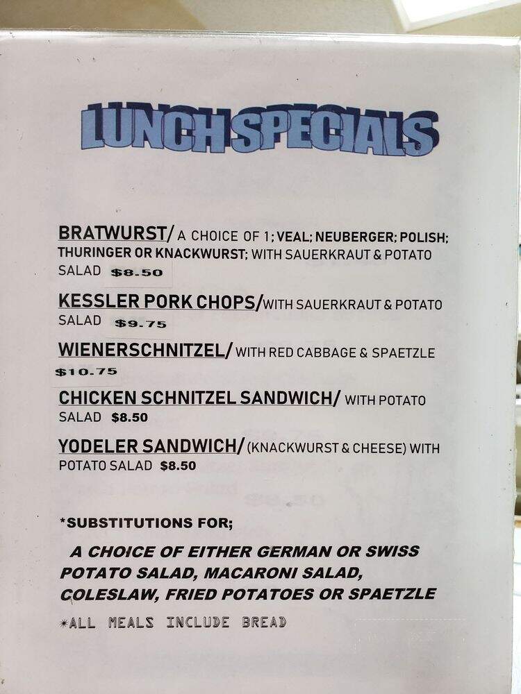 Upland German Delicatessen - Upland, CA menu_pic