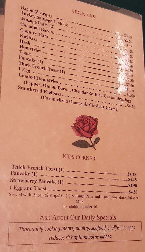 Toni Ann's - Granby, CT menu_pic