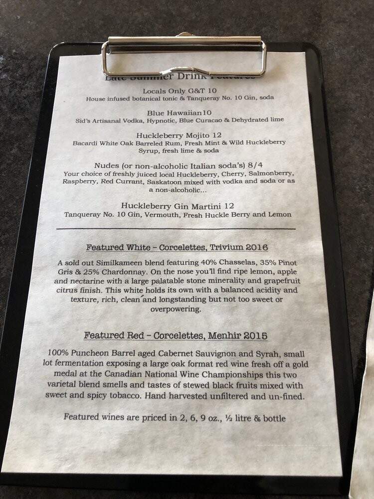 Mumfords Pub - Terrace, BC menu_pic