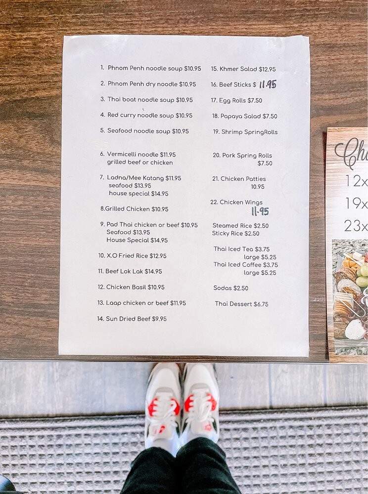 Lotus Thai & Khmer Cuisines - Stockton, CA menu_pic