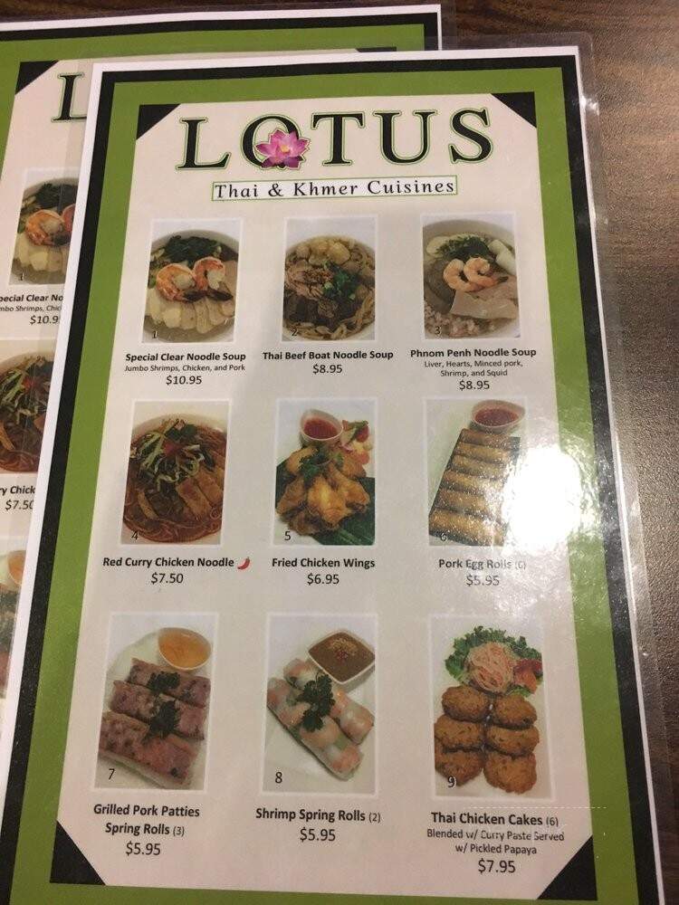 Lotus Thai & Khmer Cuisines - Stockton, CA