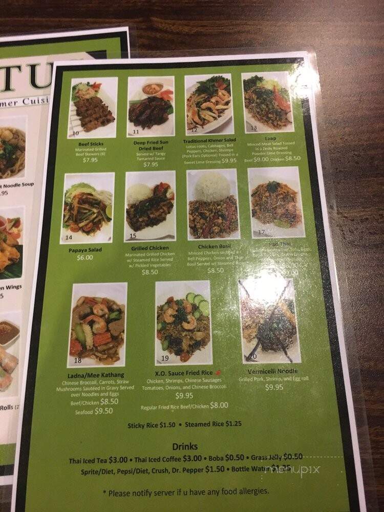 Lotus Thai & Khmer Cuisines - Stockton, CA