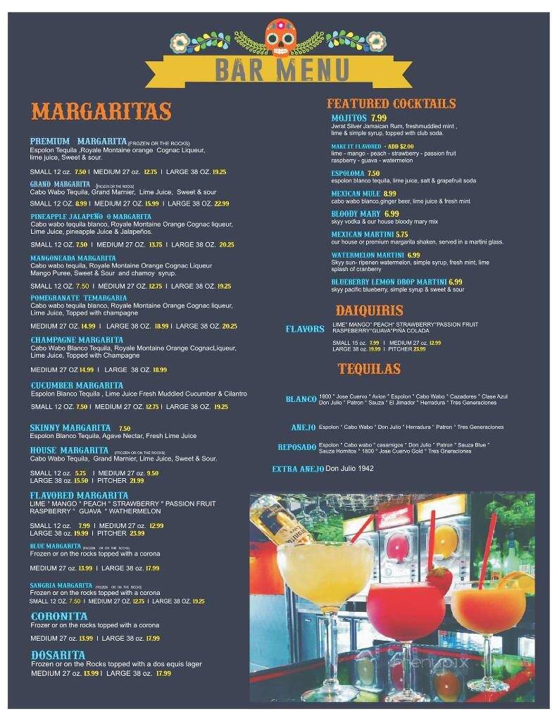 Marias Cocina Mexicana - Sulphur, LA menu_pic