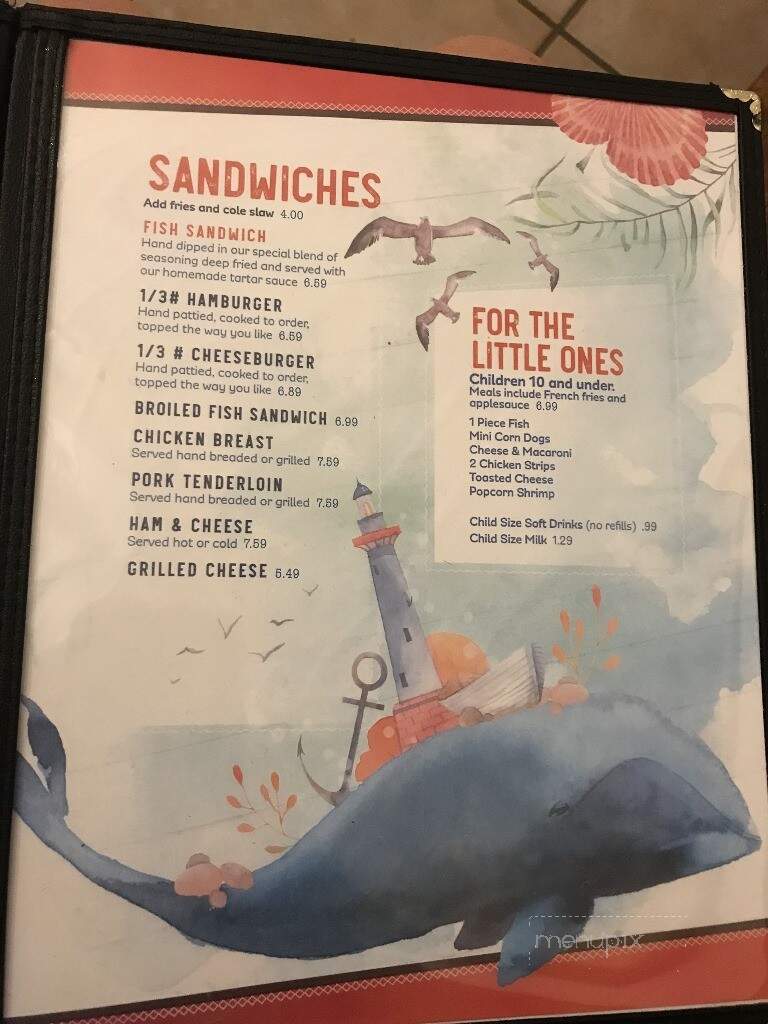 Pete's Fabulous Fish - Syracuse, IN menu_pic