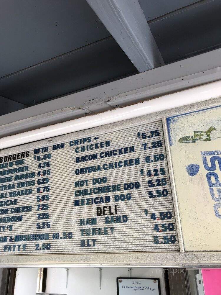 Hole In One Shaker - Show Low, AZ menu_pic