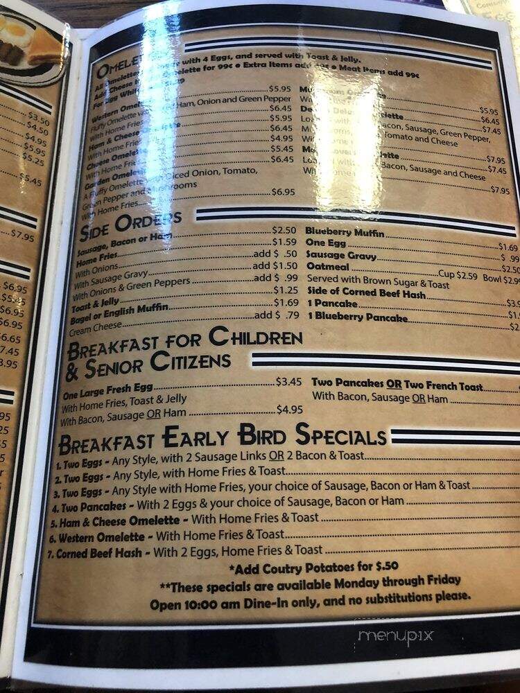 Dean's Family Restaurant - Madison, OH menu_pic
