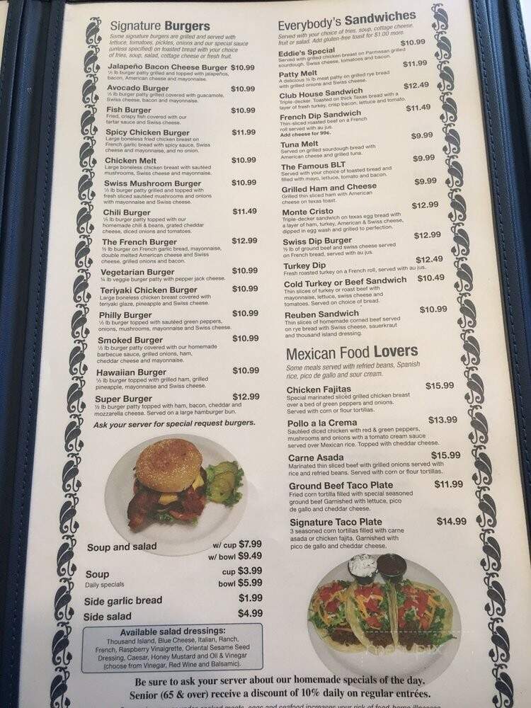 The Curious Chef - Burlington, WA menu_pic